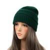 New Autumn And Winter Wool Cap European And American Women's Capped Cap Warm Knitted Cap Simple Solid-Coloured Cap
