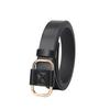 Womens Adjustable Faux Leather Belt For Casual And Office Wear With Smooth Buckle