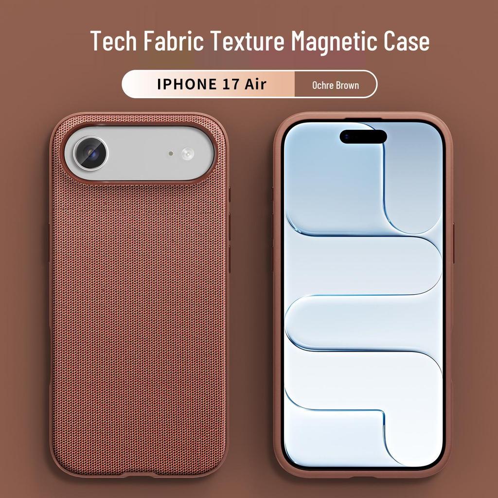 Apple 17 Pro Max Official Fabric Case | Tech Texture | iPhone 16 Magnetic | Drop Protection
