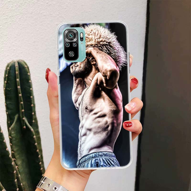 Кейс для телефона Khabib Nurmagomedov для Xiaomi Redmi Note 14 13 12 11 Pro Plus 14S 12S 11S 11E 11T 10S 10 9S Fundas Cover Coque Redmi