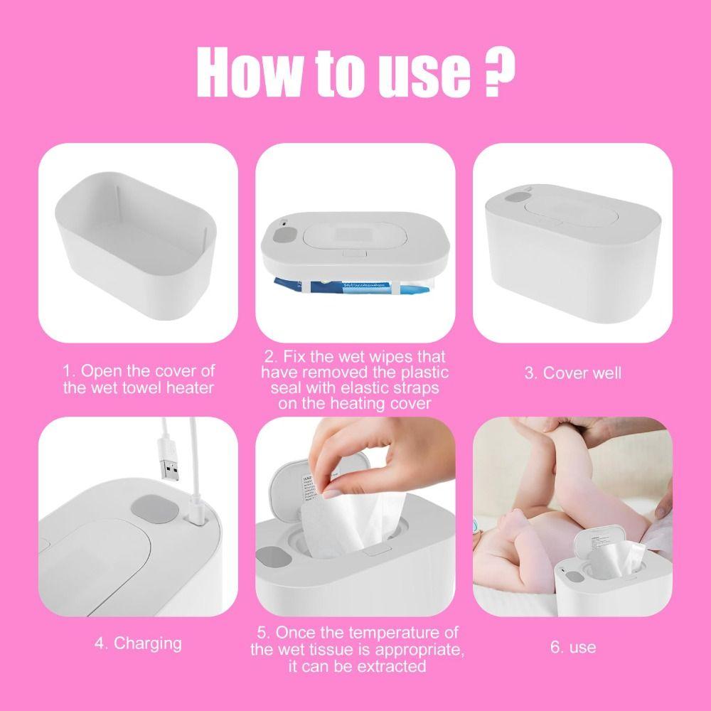 Constant Temperature Baby Wipe Warmer Prevent Dry Wet Wipes Box Wet Wipes Dispenser Baby Nursery