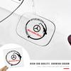 1Pcs Car Fuel Tank Cap Stickers Vinyl Fashion Decoration Decals For Mercedes Benz A180 A200 W205 E63 AMG 2014 2015 W166 W246 W242 W176 W212