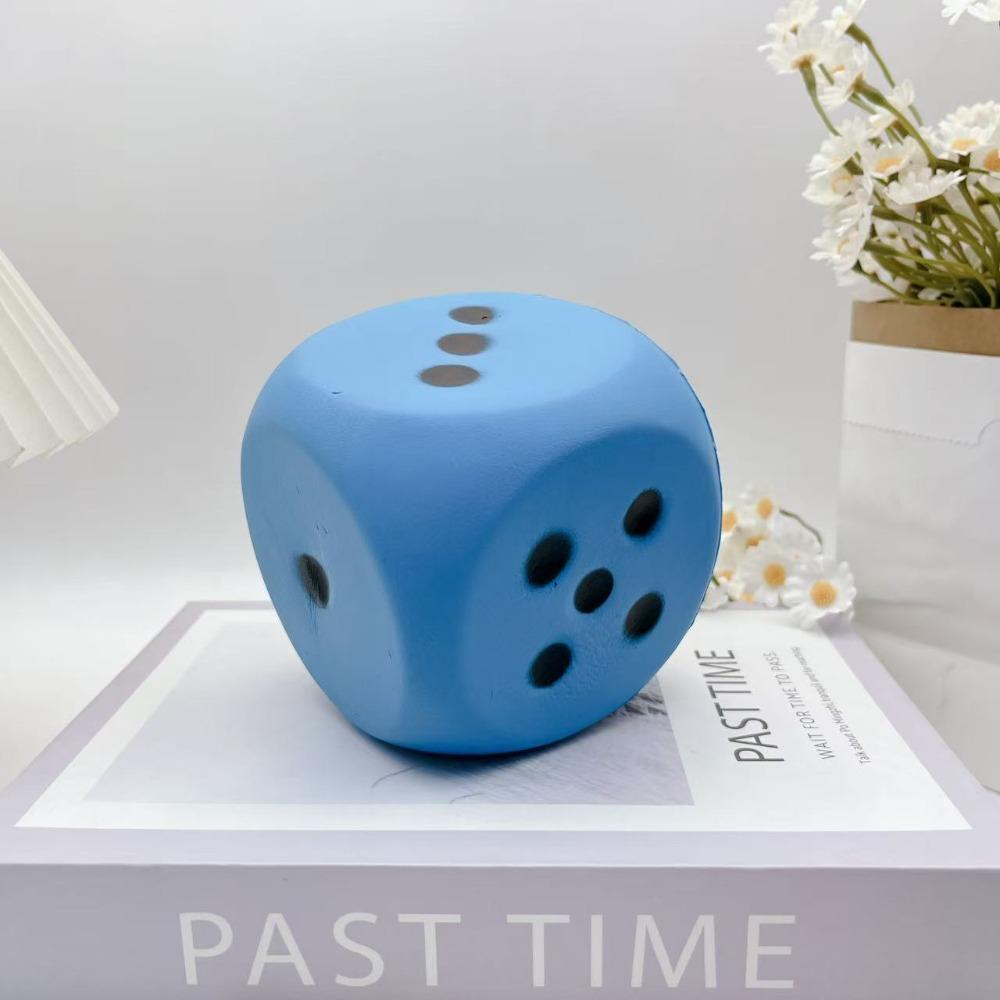 Squishy Foam Dice Stress Balls Soft Jumbo Dice Educational Learning Squeeze Anxiety Relieve Toy Gifts for Adults Kids Board Game