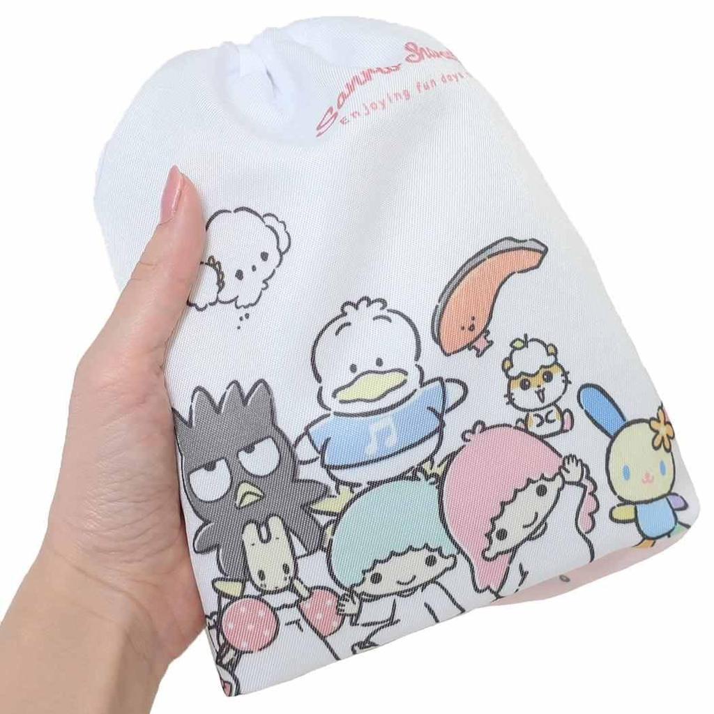 Sanrio Персонажи Складчатый Затягивающийся Завязками Регистрационный Sanrio [Сумка со шнурком] Сумка/Новый