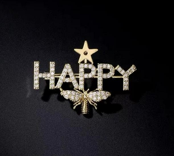 Брошь в виде пчелы с каплями масла в новом стиле - милая булавка в виде животного для воротников и аксессуаров одежды