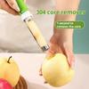 2 In 1 Fruit Corer Stainless Steel Vegetable Core Extractor Apple Corer Remover  Kitchen Gadget