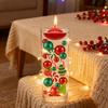Christmas Vase Filler Decoration Plastic Green Red Cane Canes Water Beads Faux Pearls Ornaments for Wedding Centerpiece Christmas Party Decor