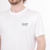 Футболка с коротким рукавом Emporio Armani EA7, Размер 8NPT51 PJM9Z (Белый с черным логотипом, размер S) [Параллельный импорт]