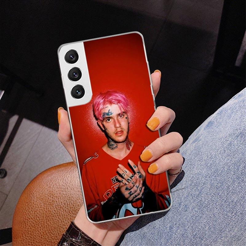 Чехол для телефона певца Lil Peep для Samsung Galaxy S24 S25 Edge S26 Ultra S23 S22 S21 Plus S20 FE + Чехол с персонализированной печатью Galaxy S