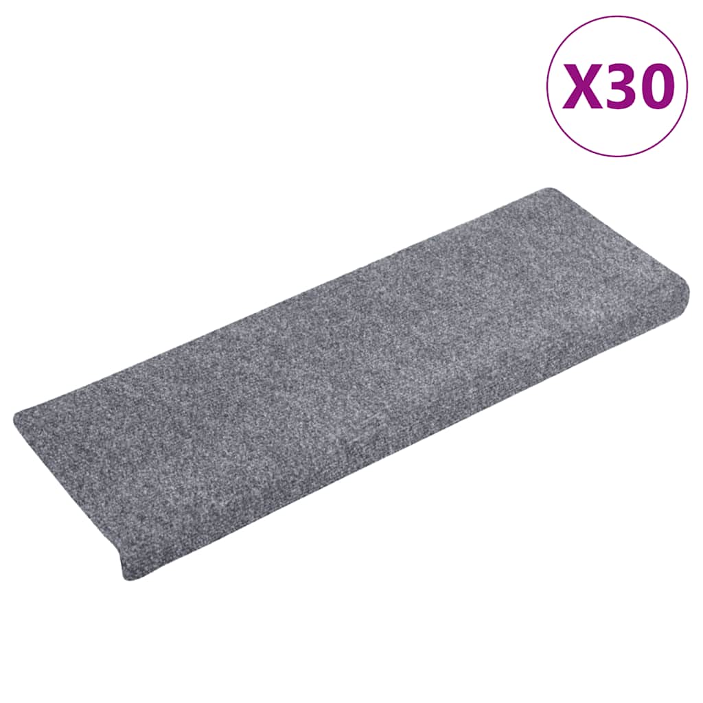 Maty Na Schody Samoprzylepne 30 Szt. Jasnoszary 65X21X4 Cm