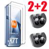 6 в 1 [Набор из 3+3] Закаленное стекло Защитная пленка для экрана для Xiaomi 17T Pro / 17T Мягкая пленка для объектива камеры 17TPro 5G