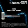 HALDER Shockless Recoilless Supercraft Hammer Steel Handle Nylon Diameter 50 (White) 3377.050