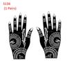 Mehndi Indian Style Beauty Tattoo Stencils Henna Template Sticker Temporary Hand Decal DIY Body Art