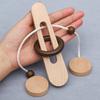 3D Wooden Interlocking Ring Puzzle IQ Challenge Brain Toy High Quality Solid Wood Perfect Classroom Prize for Elementary School Students