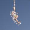 Crystal Wind Chime Suncatcher Bedroom Balcony Patio Sun Moon Prism Pendant Good Home Hanging Prisma Garden Art Decorations