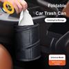 Автомобильное складное мусорное ведро Органайзер для сиденья автомобиля Спиральное ведро для кемпинга