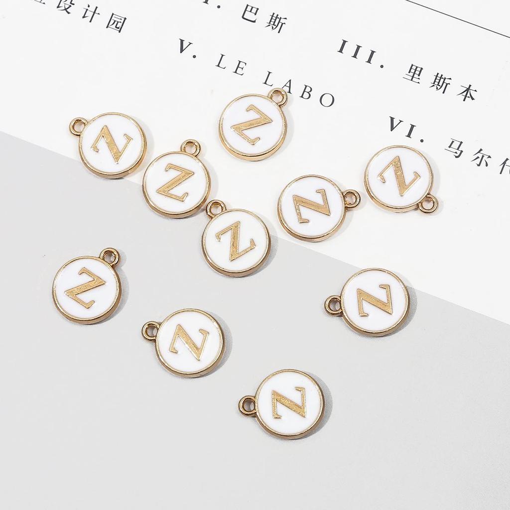 10 шт., металлическая эмаль, английские буквы, подвески, подвеска для самостоятельного изготовления ювелирных изделий, ожерелье, браслет, аксессуары