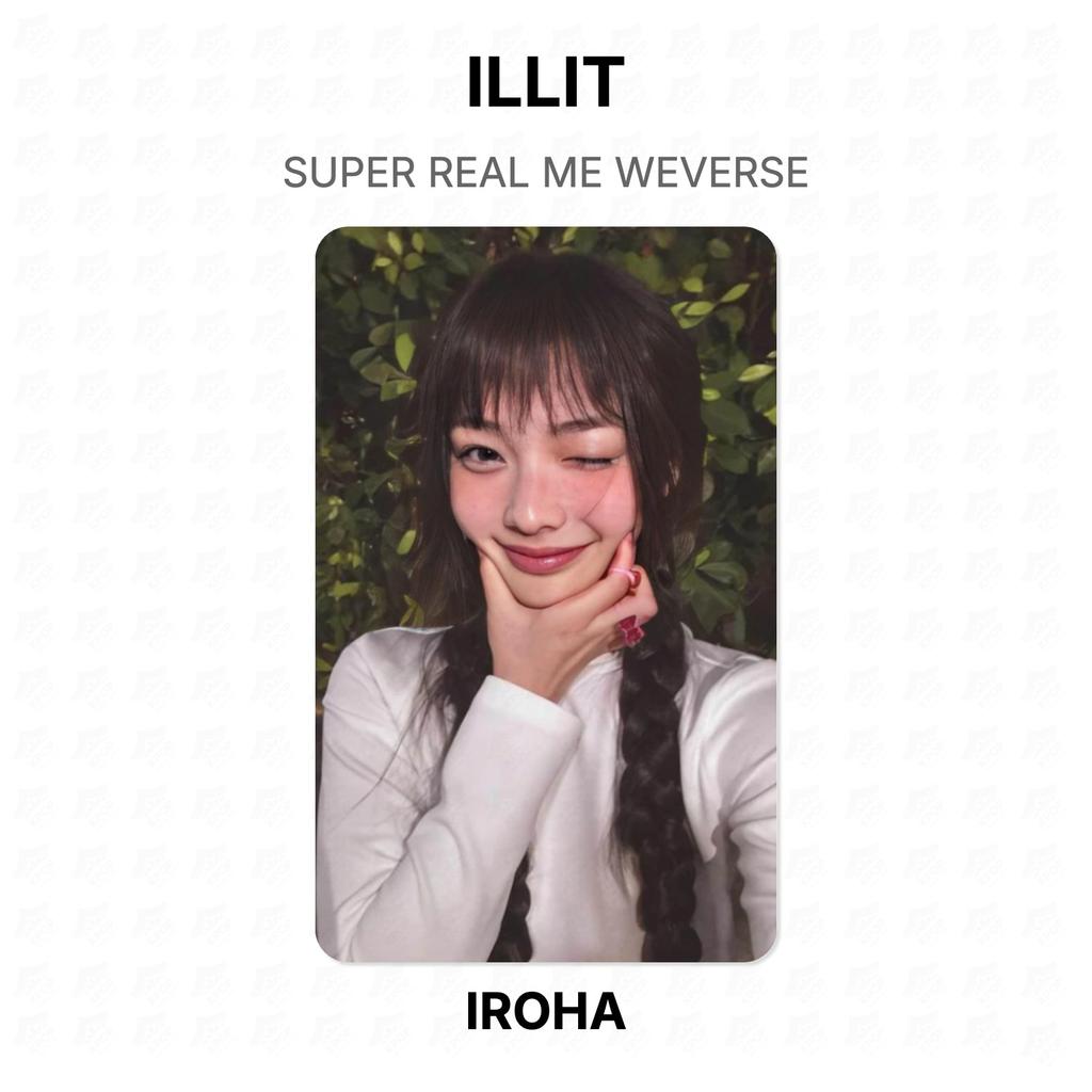 ILLIT SUPER REAL ME WEVERSE Официальная фотокарточка