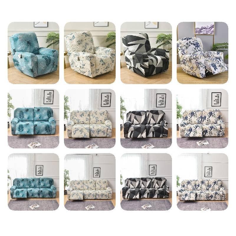 Modern Stylish Single Seat Recliner Cover Full Coverage Thick Fabric Protector
