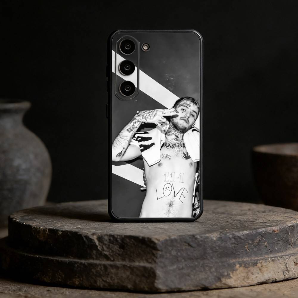 Чехол для телефона Lil Peep Star Shopping для Samsung Galaxy A13, 21s, 22, 31, 32, 52, 53, 71, 72, 73, Мягкий черный чехол