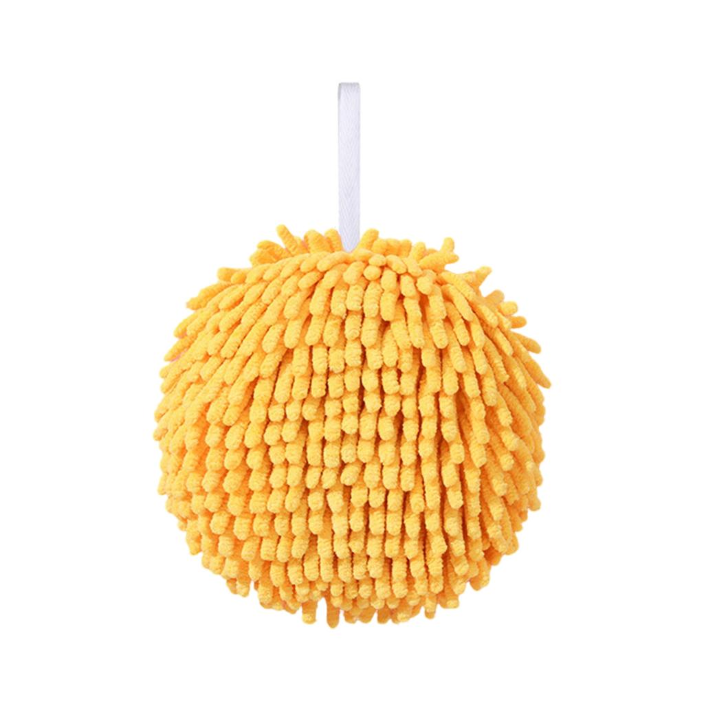 Шениловое ручное полотенце Микрофибра Мяч для рук для ванной и кухни Быстросохнущее Сильно впитывающее Дизайн Разноцветное