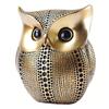 Heizi Owl Figurine, Stylish Interior Decor, Nordic Object, Asian Goods, Bali Style, Entryway, Good Luck Charm (Gold)