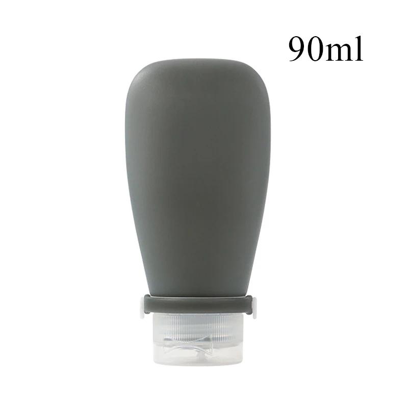 1/2pcs Soft Silicone Travel Bottles 30/60/90ml Empty Squeeze Tubes For Lotion Leakproof Skin Care Products Container Travel