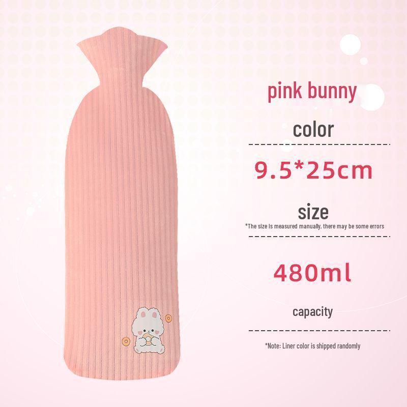 Portable Hot Water Bottle Hand Warmer - Long, Washable, Explosion-Proof, Available In Large & Small Sizes