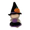 Halloween Doll Clothes Set Plush Baby Clothes, Pumpkin  Hat Hand Knitting  (Doll Clothes , Dolls Not Included)