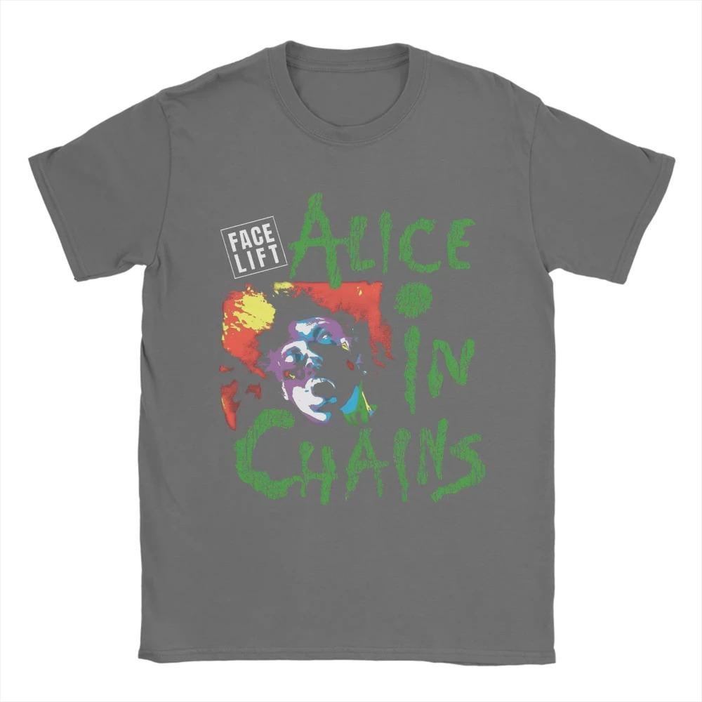 2026 New Hot Selling Alice in Chains Rock Band 1991 Tour TShirt Unisex Cotton Printed Top Loose Neutral Tshirts
