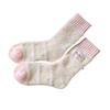 Absorb Sweat Mid Tube Socks Candy Color Thickened Floor Socks Korean Women's Socks  Autumn Winter