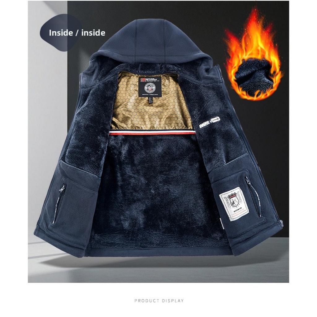 Теплое и плюшевое толстое пальто на осень и зиму, модная флисовая ткань, графеновая подкладка с защитой от холода, предпочтительно для осени и зимы