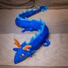 220cm Lifelike Plush Dragon Stuffed Chinese Mythological Creatures Fluffy Dragon Pillow Simulation Toys Kids Toys Home Decor