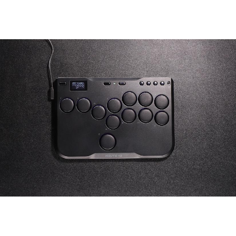 Haute42 Аркадный Джойстик Hitbox Бесклавишный Контроллер Fight Sticks Для ПК / Ps4 / Switch Мини Hitbox Аркадный Стикер для Файтингов