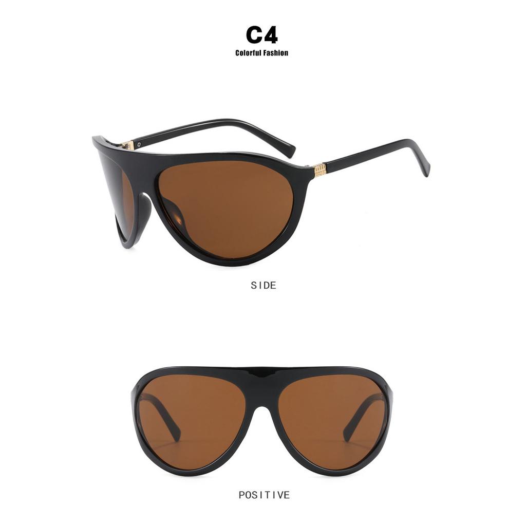 Персонализированные солнцезащитные очки с большой оправой, новые солнцезащитные очки для отдыха на открытом воздухе