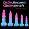 Colorful Alien Anal Plug for Men Women - Soft Studded Butt Plug with Large Bumps, Intense Stimulation Adult Toy