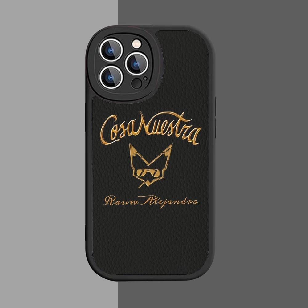 R-Rauw Alejandro Phone Case Hard Leather For IPhone 16 15 14 13 Mini 11 12 Pro Max Plus Fundas