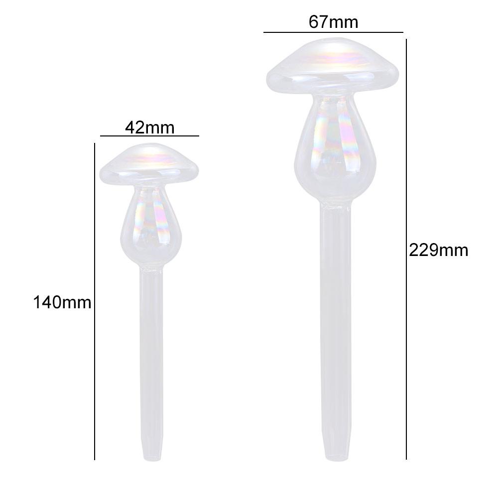 Mushroom Shape Plant Watering Glass Globes Self Watering Drip Irrigation System Home Supplies