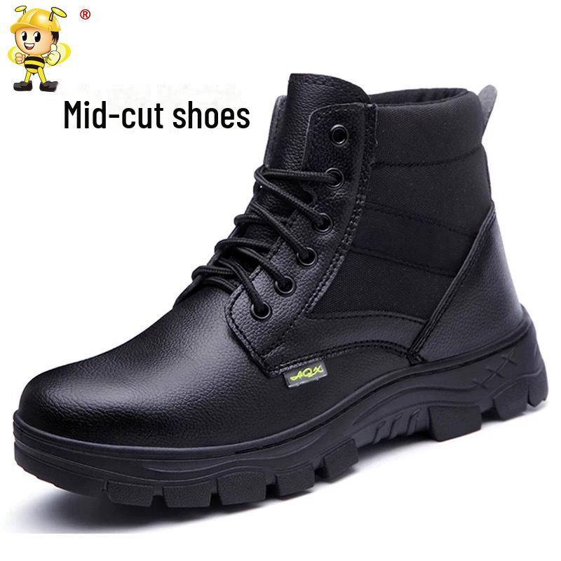 Зимняя утепленная рабочая обувь с защитой от ударов и проколов