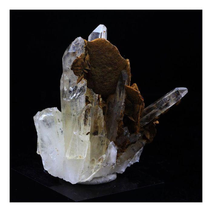 Pierres et Minéraux. Siderite + Quartz. 93.0 ct. Les Rivoirands, Vizille, Isère, France..