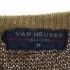 VAN HEUSEN 80-е 90-е Старый комбинезон ручка Свитер с длинным рукавом M Коричневый трикотаж Мужской Б/У