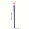 3 Pairs Creative Sugar Bean Alloy Chopsticks Portable Chopsticks Household Chopsticks Tableware