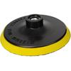 4 Inch Hook and Loop Backing Pad, 5/8"-11 Thread Polishing Sanding Backer Plate, Angle Grinder Accessories for Car, Wood, Metal Buffering, 1 Pack