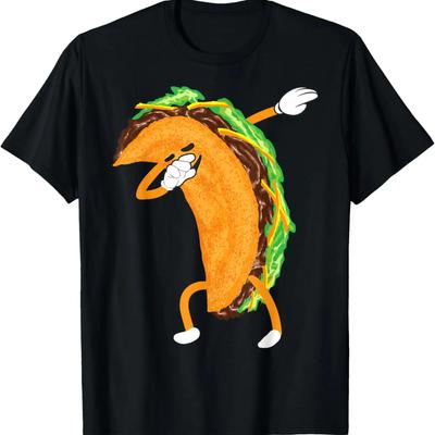 Футболка Dabbing Taco _ Милая футболка тако для фанатов Синко де Майо