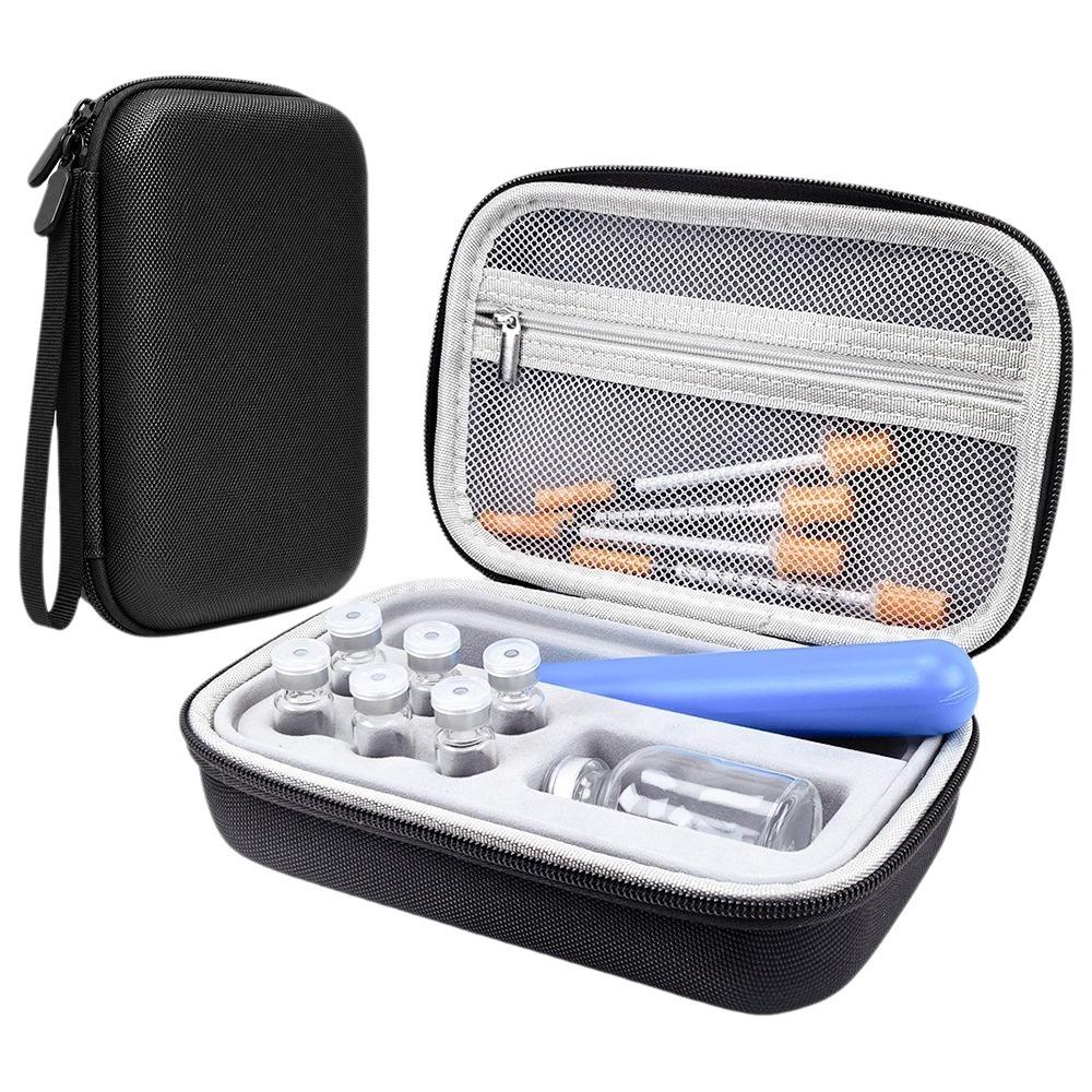 Groove Fixation Insulin Vial Storage Case Shockproof Essential Oil Case Cold Storage