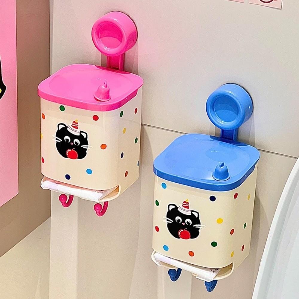 Waterproof Sanitary Pad Storage Box Cartoon Bathroom Shelf Bathroom Organization
