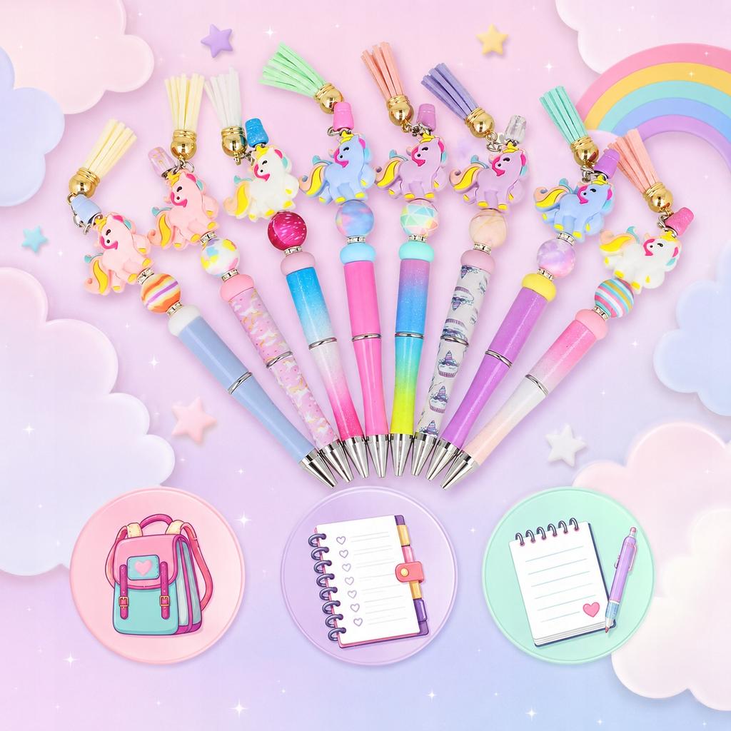 [PACZA] Creative pen 8 pens with beads set of 56 pieces Z3482