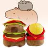Очаровательная плюшевая капибара в шапке, мягкая игрушка-животное, кукла 25см 30см 45см