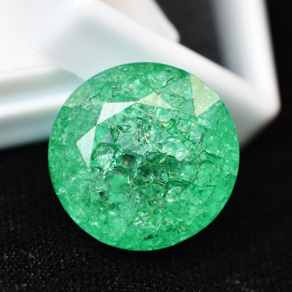 Loose Gemstone 49.30 Ct Natural GREEN EMERALD Round Cut