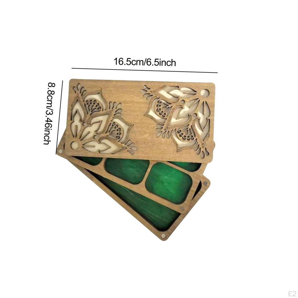 Лоток для классификации счетов, Деревянная доска с крышкой для хранения 'Коробка' для экрана